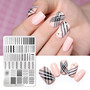 NICOLE DIARY Flowers Pattern Nail Stamping Plates Image Painting Nail Art Stencils Template  Nail Stamp Tools