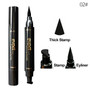 2 In1 Eyeliner Stamp Liquid Eyeliner Pencil Makeup Stamps Seal Pen Stamp Eyeliner Pencil Waterproof Quick Dry Eyeliner TSLM1