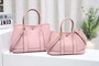 New Female Portable Garden Party Bag PU Leather Large Capacity Litchi Grain Tote Bag Wide Shoulder Strap Crossbody Shopping Bag