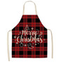 Holiday Christmas Cotton Linen Apron Kitchen