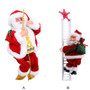 Santa Climbing Ladder Christmas Decoration