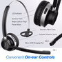 Mpow HC3 Bluetooth 5.0 Headphone Dual Noise Cancelling Microphone Clear Wireless&Wired Headset For PC Laptop Call Center Phones