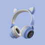 Cat Ear Bluetooth 5.0 Headphone Earphone Cordless Headphones Girls Cute Gaming Headset Wireless Earpiece Headphones Auriculares