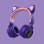 Cat Ear Bluetooth 5.0 Headphone Earphone Cordless Headphones Girls Cute Gaming Headset Wireless Earpiece Headphones Auriculares