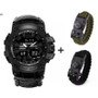 LED Military Watch with compass 30M Waterproof men's Sports Watch Men Sport Watch Shock Sport Watches Electronic Wristwatches