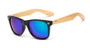 Unisex Square Bamboo Wood Sunglasses