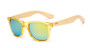 Unisex Square Bamboo Wood Sunglasses