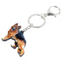 Acrylic German Shepherd Dog Key Chain