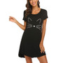 Casual Cat Print Sleeveless Swing Dress