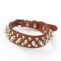 Pu Leather Punk Rivet Spiked Dog Collar