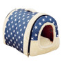 Eco-Friendly Striped Dog Pet House