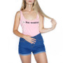 High Waist Stretch Denim Short