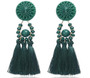 Long Tassel Drop Earrings