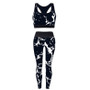 Slim-fit printed yoga set