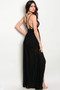 "Up Next" Sexy black maxi dress