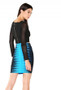 "illusion" bodycon bandage skirt