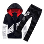 Tracksuit Men Set Letter Sportswear Sweatsuit Male Sweat Track Suit Jacket Hoodie with Pants Mens Sporting Suits 5XL Large Size