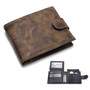 Leather Solid Luxury Wallet Slim Bifold  Credit Card Holder