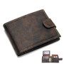 Leather Solid Slim Wallet Credit Card Holders Coin Purses