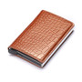 Smart Wallet Business Card Holder Hasp Rfid Wallet Aluminum Metal Credit Business Mini Card Wallet Dropshipping man women