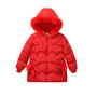 Windproof Warm Thickening Fur Collar Baby Girl Winter Jacket