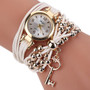 #5002Watches Women Popular Quartz Watch Luxury Bracelet Flower Gemstone Wristwatch reloj mujer New Freeshipping Hot Sales