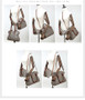 Leather Handbag Ladies Fashion A Whole Set