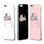 View of Girl's Back Print Phone Case Cover for iPhone, Samsung Galaxy