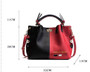 Women Panelled Messenger Bag,  Leather Crossbody Bag, Lock Shoulder Bags