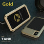 Heavy Duty Protection Doom armor Metal Aluminum phone Case for iPhone Shockproof Dustproof Cover