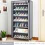 Multilayer Shoe Rack Detachable Dustproof Nonwoven Fabric Shoe Cabinet Home Standing Space-saving Stand Holder Shoes Organizer