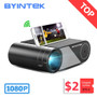 BYINTEK K9 Mini 1280x720P Portable Video Beamer LED Projector Proyector for 1080P 3D 4K Cinema(Option Multi-Screen For Iphone