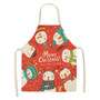 Linen Merry Christmas Apron Christmas Decorations for Home Kitchen