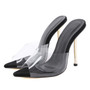 Transparent Pointed Toe Heels