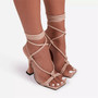 Lace-up Sandals