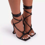 Lace-up Sandals