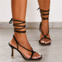 Lace-up Sandals