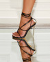 Lace-up Sandals