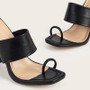 Toe Ring Block Heel Sandals