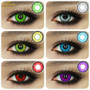 EYESHARE 1 Pair  Beautiful Pupil  Eye Cosmetic Colorful Contact Lenses Halloween Cosplay Lenses Crazy Lens for Eyes