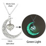 Luminous Glowing Arrow Pendant Necklace Knight Spear Necklace Glow In The Dark Pike Necklace for Women Men Halloween Gift