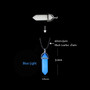 Luminous Glowing Arrow Pendant Necklace Knight Spear Necklace Glow In The Dark Pike Necklace for Women Men Halloween Gift