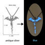 Luminous Glowing Arrow Pendant Necklace Knight Spear Necklace Glow In The Dark Pike Necklace for Women Men Halloween Gift