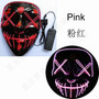 10 Colors Halloween LED Mask Purge Masks Election Mascara Costume DJ Party Light Up Masks Glow In Dark Punk Fashion Cosplay