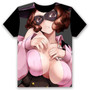 Fashion Men's T-shirt Anime Persona 5 P5 Ren Amamiya Morgana Cosplay Short Sleeve Unisex Casual Black Tee Funny Shirt Tops