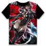 Fashion Men's T-shirt Anime Persona 5 P5 Ren Amamiya Morgana Cosplay Short Sleeve Unisex Casual Black Tee Funny Shirt Tops