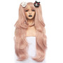 Danganronpa: Trigger Happy Havoc women Enoshima Junko cosplay wig Enoshima Junko role play ponytails with  bears hair pins