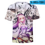 Re Zero 3d printed t-shirt anime Rem and Ram Cosplay t shirt fashion harajuku cartoon tshirt Tee brand clothes