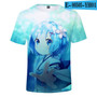 Re Zero 3d printed t-shirt anime Rem and Ram Cosplay t shirt fashion harajuku cartoon tshirt Tee brand clothes