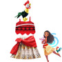 Kids Girls Clothes Cosplay Princess Dress Moana Children Vaiana Girls Party Costume Dresses with Necklace Pet Pig Chick Girl Set